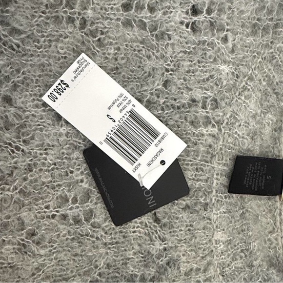 Magaschoni Women’s Heather Gray Crewneck Sweater - Picture 3 of 5